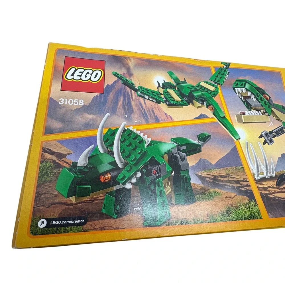 LEGO Creator 31058 Mighty Dinosaurs 3-in-1 T-Rex Triceratops Pterodactyl 174pcs‎